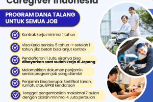 Program Dana Talang dari LPK Yorisoi Caregiver Indonesia